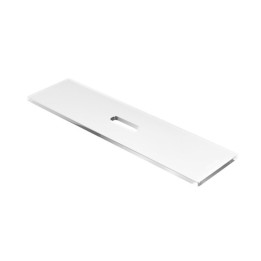 Zen półka wannowa prosta 75 cm akrylowa,