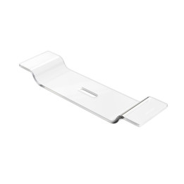 Zen półka wannowa gięta 75 cm akrylowa,