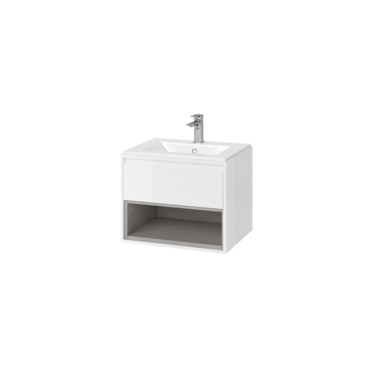 Tuto Szafka P/U 80 Biały/Beton