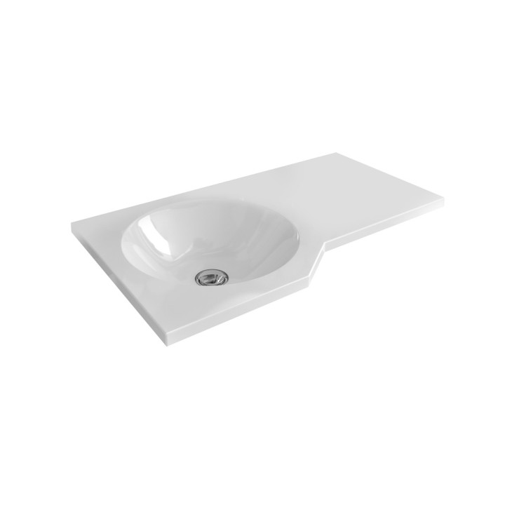 Be Spot umywalka wisząca Solid Surface