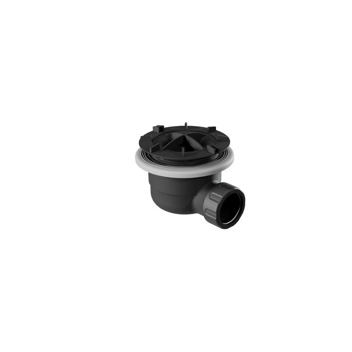 Vert syfon do brodzika czarny 90 mm,