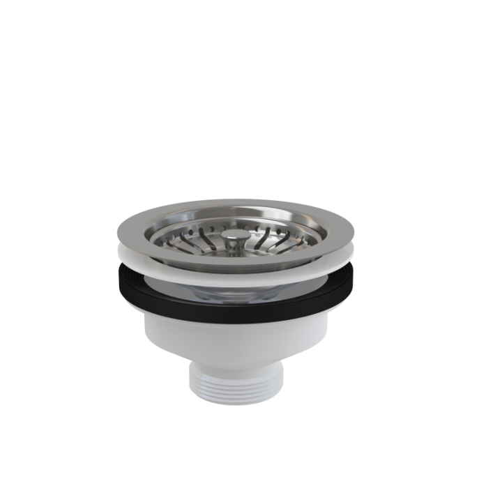 Spust zlewozmywaka 6/4", sitko nierdzewne DN115