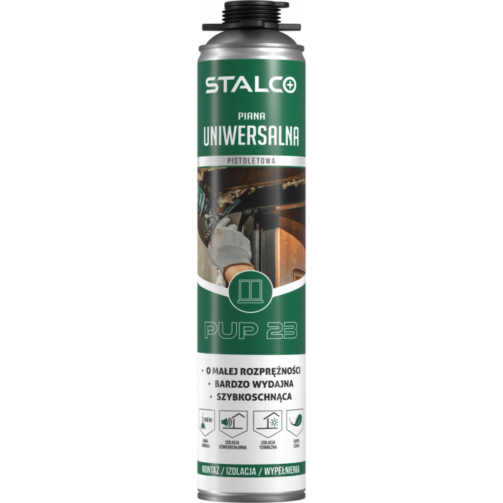 Piana Montażowa Uniwersalna STALCO 750 ml pistolet