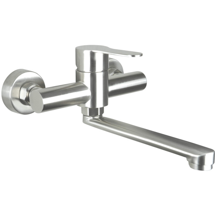 BATERIA UMYWALKOWA ŚCIENNA OBROTOWA STAL LUPO BLU F50M