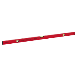 Poziomnica aluminiowa 120cm / 45° czerwona STALCO PERFECT S-65161
