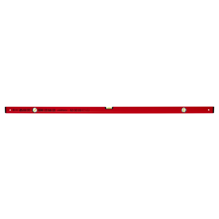 Poziomnica aluminiowa 150cm / 45° czerwona STALCO PERFECT S-65163