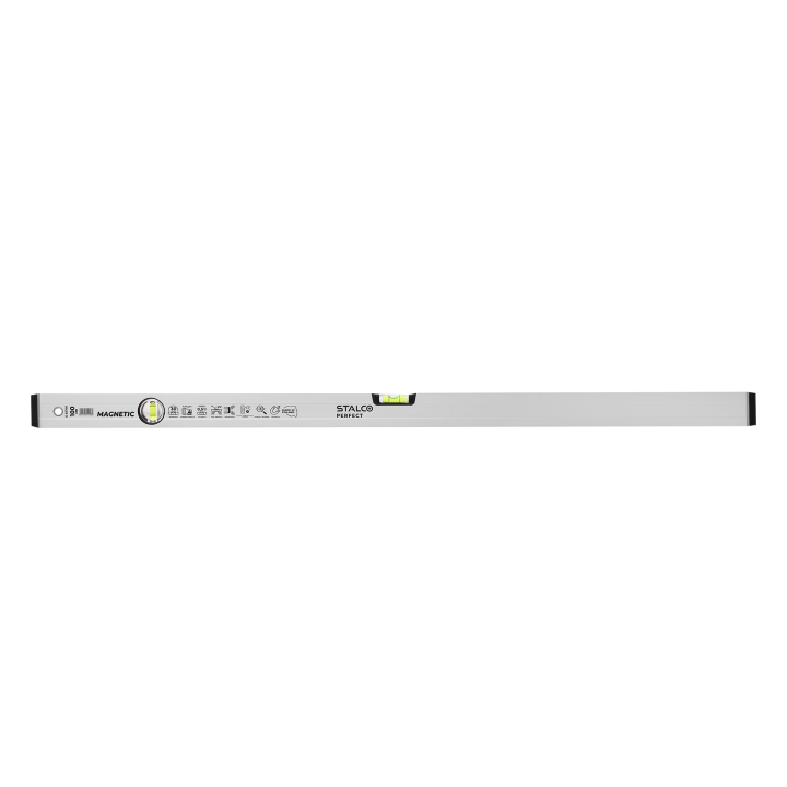 Poziomnica aluminiowa anodowana z magnesem 100cm STALCO PERFECT S-65746