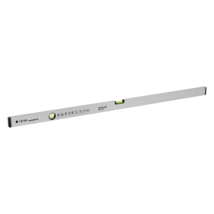 Poziomnica aluminiowa anodowana z magnesem 120cm STALCO PERFECT S-65748