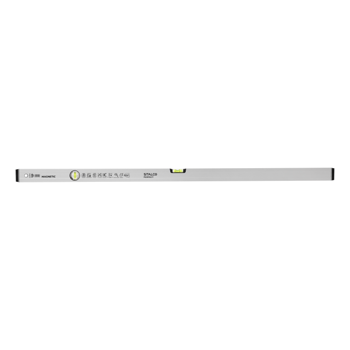 Poziomnica aluminiowa anodowana z magnesem 120cm STALCO PERFECT S-65748