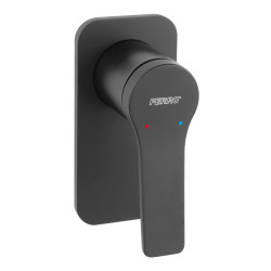 Stratos bateria natryskowa podtynkowa, 1-FUNKCYJNA, czarna