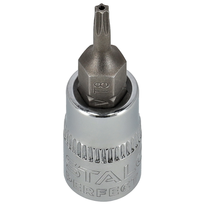Klucz trzpieniowy na nasadce 1/4” S2 TT10 STALCO PERFECT S-85673