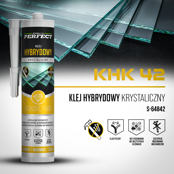 Klej hybrydowy krystaliczny