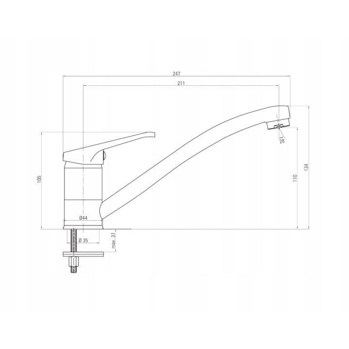 BATERIA KUCHENNA OBROTOWA CHROM LOBO BYU 060M