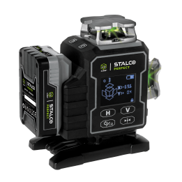 Laser krzyżowy 4D LLP4DG zielony STALCO PERFECT S058598012