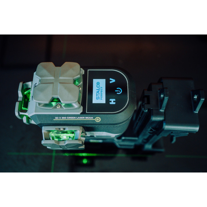 Laser krzyżowy 3D LLP3DG zielony STALCO PERFECT S058598010
