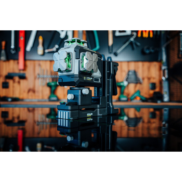 Laser krzyżowy 3D LLP3DG zielony STALCO PERFECT S058598010