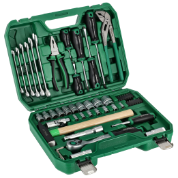 ZESTAW NARZĘDZI 1/2” 1/4” 55 EL. GRZECHOTKA 90T BMC STALCO S011100055