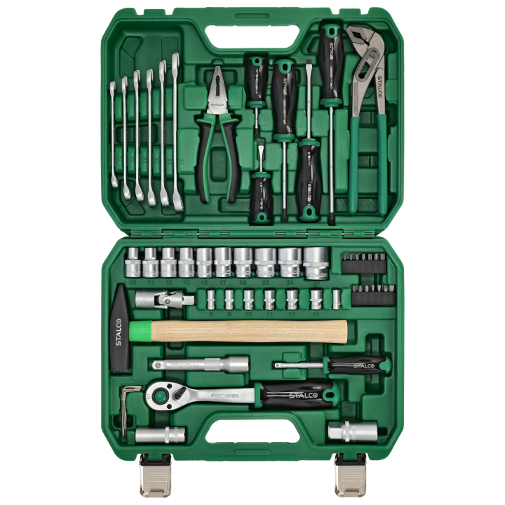 ZESTAW NARZĘDZI 1/2” 1/4” 55 EL. GRZECHOTKA 90T BMC STALCO S011100055