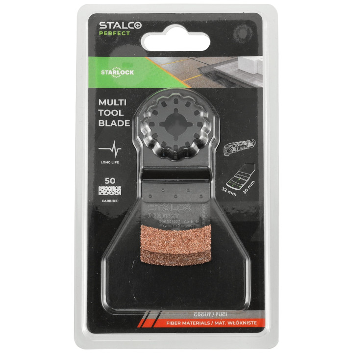 Brzeszczot CARBIDE-RIFF fugi/mat. ścierne do cięcia wgłęb 32 mm STARLOCK AIZ 32 RT5 STALCO PERFECT S066472271