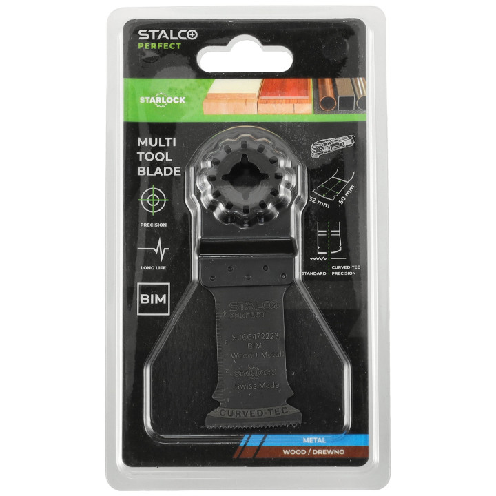 Brzeszczot BIM-METAL/DREWNO do cięcia wgłęb. 32x50mm STARLOCK AIZ 32 APB STALCO PERFECT S066472223