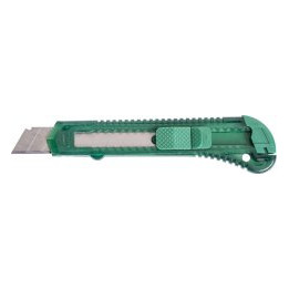 Nóż do tapet STALCO 18 mm ostrze łamane z blokadą S-17318