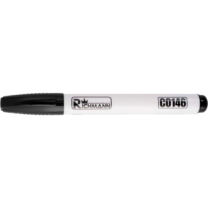 MARKER BUDOWLANY OLEJOWY BIAŁY 2MM PERMANENTNY WODOODPORNY RICHMANN