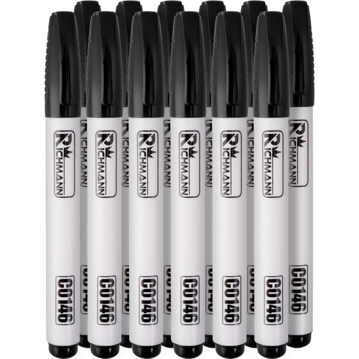 MARKER BUDOWLANY OLEJOWY BIAŁY 2MM PERMANENTNY WODOODPORNY RICHMANN