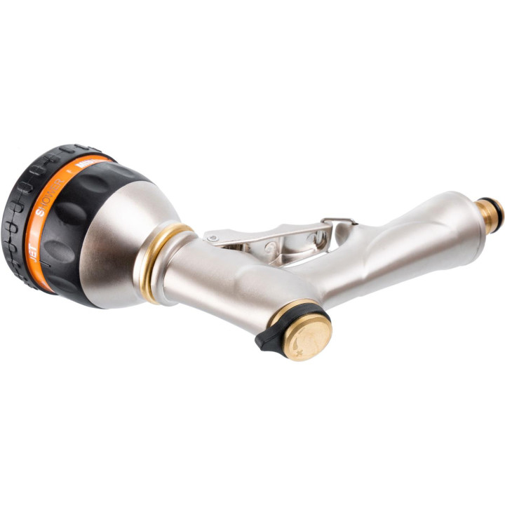 PISTOLET ZRASZAJĄCY 8 FUNKCJI 1/2' METALOWY