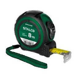 Miara zwijana STALCO 8 m x 25 mm metrówka z blokadą S010124208