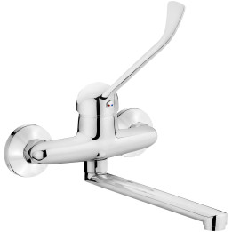 BATERIA KUCHENNA ŚCIENNA Z DŹWIGNIĄ CLINIC OBROTOWA CHROM JOKO BOJ 080C