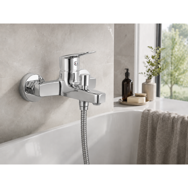 BATERIA WANNOWA ŚCIENNA CHROM BGJ 010M