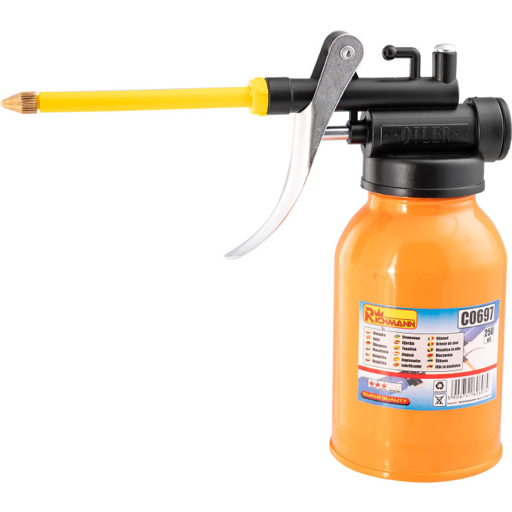 Olejarka 250 ml ręczna stalowa z elastycznym aplikatorem