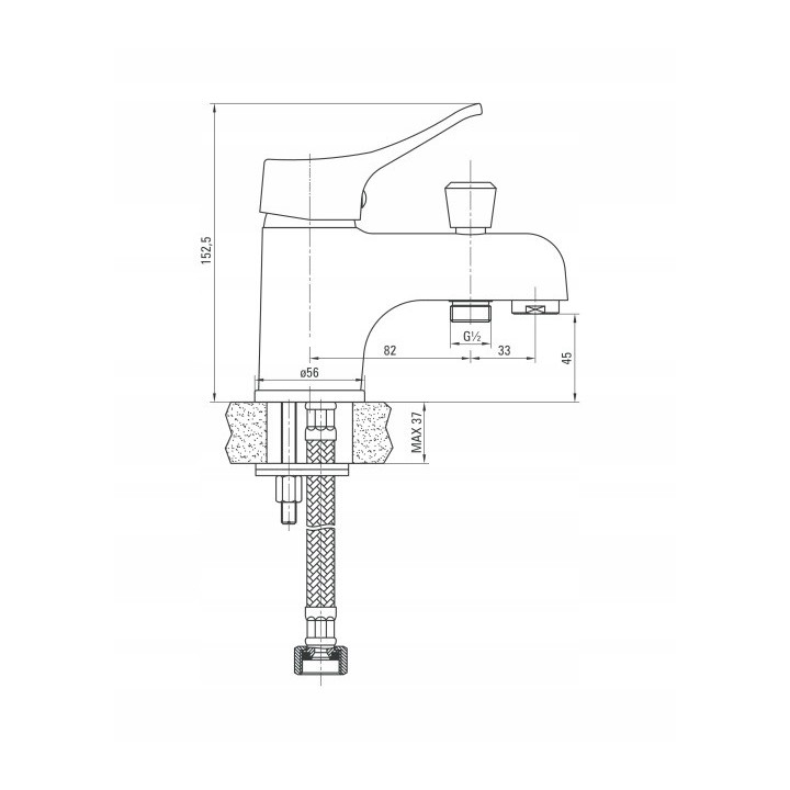 BATERIA WANNOWA CHROM BOJ 016L