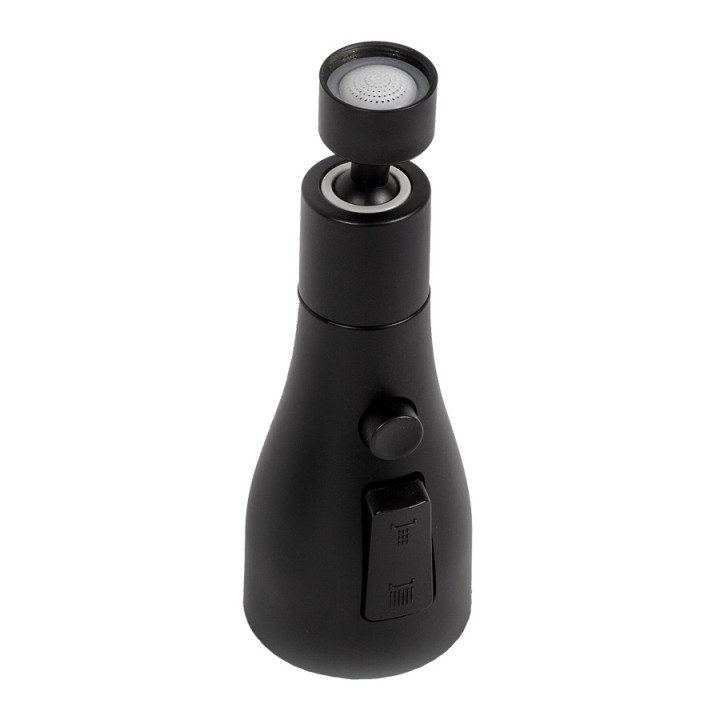 Perlator Przedłużka do kranu dwufunkcyjna NOVEEN XL1077 black
