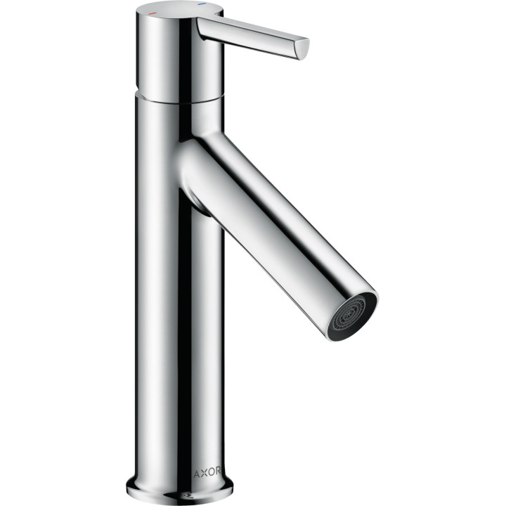 AX Starck Jednouchwytowa bateria umywalkowa 100 z niezamykanym kompletem odpływowym, Chrom