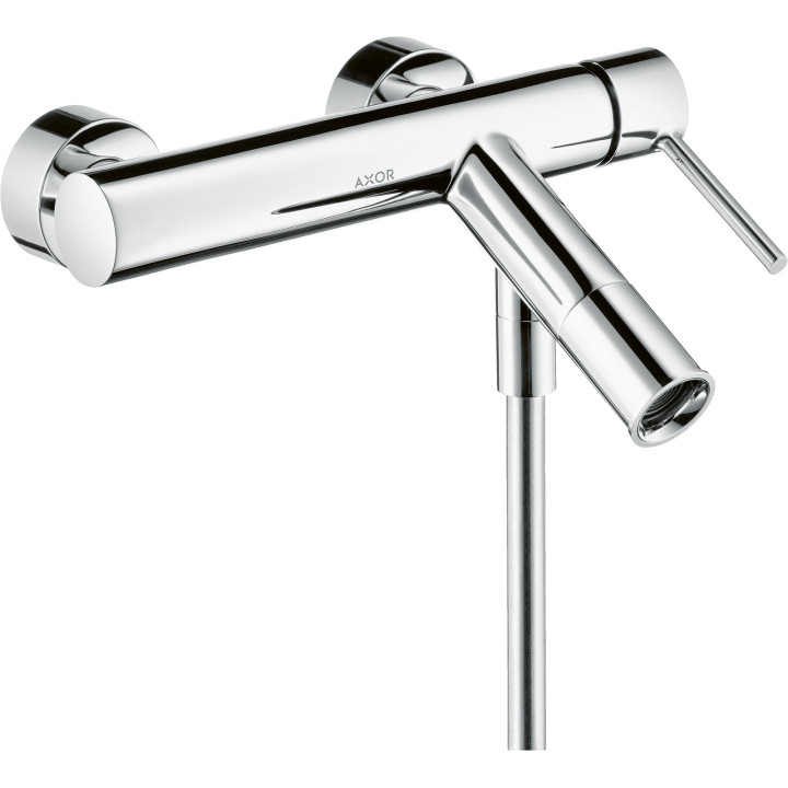 AX Starck Jednouchwytowa bateria wannowa z uchwytem Pin, natynkowa, Chrom
