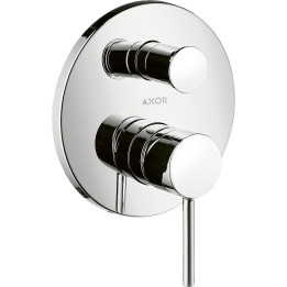 AX Starck Jednouchwytowa bateria wannowa z uchwytem Pin, podtynkowa, Chrom