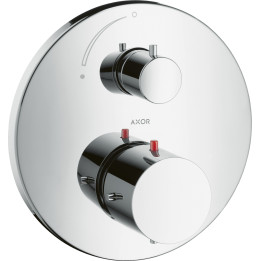 AX Starck Bateria termostatyczna z zaworem odcinającym do 1 odbiornika, podtynkowa, Chrom