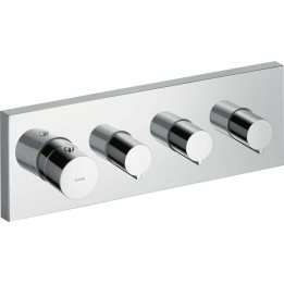 AX ShowerSolutions Moduł termostatyczny 360/120 do 3 odbiorników, podtynkowy, Chrom