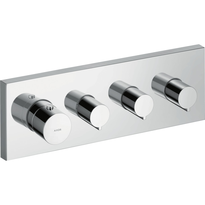 AX ShowerSolutions Moduł termostatyczny 360/120 do 3 odbiorników, podtynkowy, Chrom