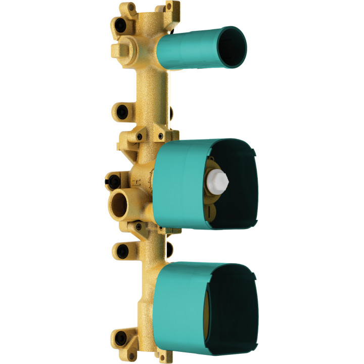 AX ShowerSolutions Zestaw podstawowy do modułu termostatycznego 120/120, podtynkowy