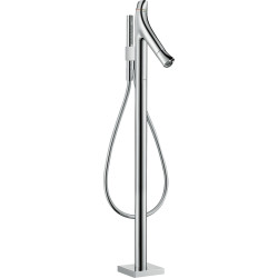 Axor Starck Organic Bateria wannowa, termostatyczna, wolnostojąca, Chrom