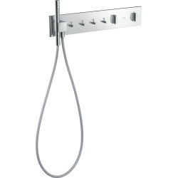 AX ShowerComposition Moduł termostatyczny 610/110 do 4 odbiorników, podtynkowy, Chrom