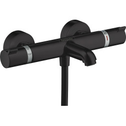 Hansgrohe Ecostat Comfort Bateria wannowa, termostatyczna, natynkowa, Czarny Matowy