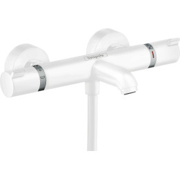 HG Ecostat Comfort Bateria wannowa, termostatyczna, natynkowa, Biały Matowy