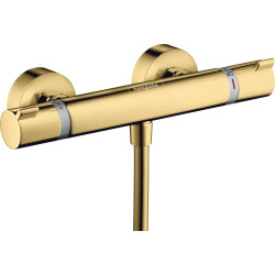 Hansgrohe Ecostat Comfort Bateria prysznicowa , termostatyczna, natynkowa, Złoty Optyczny Polerowany