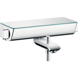 Hansgrohe Ecostat Select Bateria wannowa, termostatyczna, natynkowa, Biały/Chrom