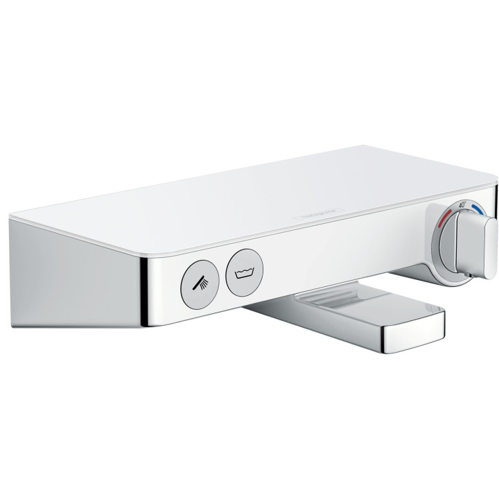 HG ShowerTablet Select Bateria wannowa 300, termostatyczna, natynkowa, Biały/Chrom