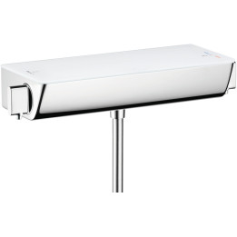 HG Ecostat Select Bateria prysznicowa, termostatyczna, natynkowa, Biały/Chrom