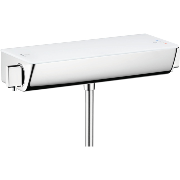 HG Ecostat Select Bateria prysznicowa, termostatyczna, natynkowa, Biały/Chrom
